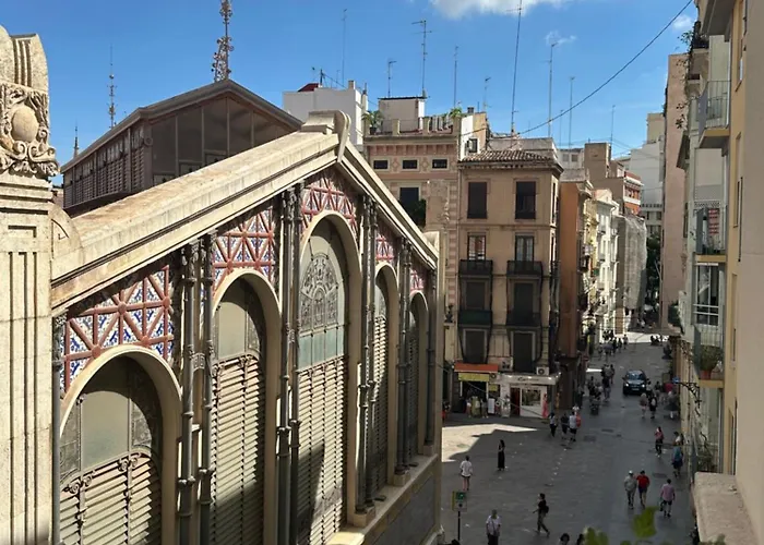 民宿 Mirador 1 Del Mercado - Con Bano Privado En El Centro De La Ciudad Vella 瓦伦西亚